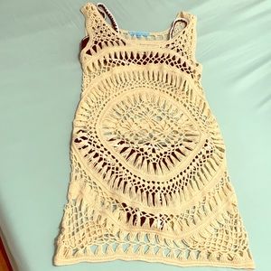 Crochet swim cover up